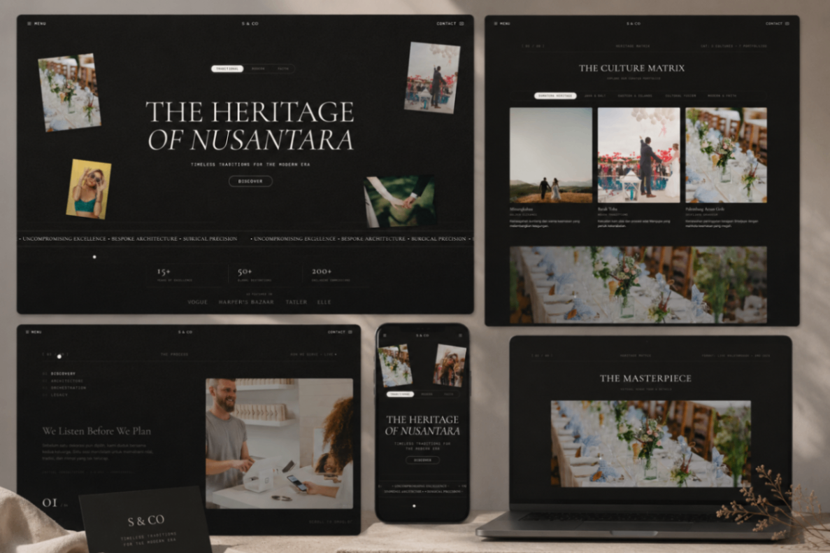 Landing Page Wedding Organizer